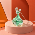 Handmade Mint Glass Potion Bottle Necklace