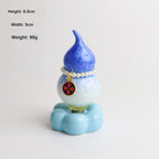 Spinning Ceramic Gourd Ornament – Desk Fidget & Car Decor