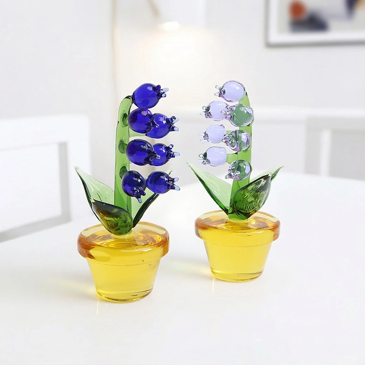 Handcrafted Glass Lily of the Valley Ornament