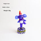Handcrafted Spinning Glass Elephant Ornament
